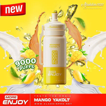 Aladdin Pro More Enjoy 9000 Puffs Mango Yakolt